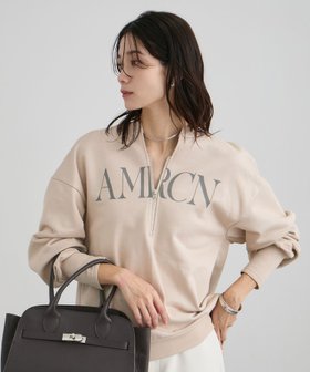 【サロン アダム エ ロペ/SALON adam et rope'】の【Americana(アメリカーナ) for SALON】ロゴジップスウェット 人気、トレンドファッション・服の通販 founy(ファニー) ファッション Fashion レディースファッション Fashion for Women トップス・カットソー Cut & Sew Tops レディースパーカー・カジュアルフーディー Casual Hoodies & Sweatshirts スウェット・クルーネックトップス Sweatshirts & Crewnecks / Relaxed Fit Sweat Tops 2026年 2026 別注 Limited Edition, Custom Order |ID:prp329100004816754