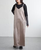 【ヴァンス エクスチェンジ/VENCE EXCHANGE】のサテンキャミワンピース グレージュ|ID: prp329100004816762 ipo3291000000034987114