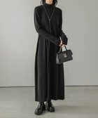 【ラジュール/Lajour】のハイネックニットワンピース 人気、トレンドファッション・服の通販 founy(ファニー) ファッション Fashion レディースファッション Fashion for Women ワンピース Dresses ニットワンピース Knit Dresses おすすめ Recommended / Our Picks お家時間・ステイホーム Stay Home / At Home シンプル Simple, Minimal スリット Slit, Slit Detail センター Center, Center Line ハイネック High Neck, Mock Neck リラックス Relax, Relaxed Fit ロング Long, Long-Length エレガント 上品 Elegant 切替 Switching, Contrast Panel thumbnail ブラック|ID: prp329100004816765 ipo3291000000034987126