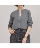 【カレンソロジー/Curensology】のコットンシルクニットカーディガン 人気、トレンドファッション・服の通販 founy(ファニー) ファッション Fashion レディースファッション Fashion for Women トップス・カットソー Cut & Sew Tops ニット Knit Tops & Sweaters カーディガン・羽織り Layered Style Cardigans エレガント 上品 Elegant カーディガン Cardigan, Knitwear コンパクト Compact, Small Size ショート Short, Short Length シルク Silk, 100% Silk ストレッチ Stretch, Stretchy Fabric thumbnail グレー15|ID: prp329100004816767 ipo3291000000034987165