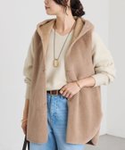 【リヴドロワ/RIVE DROITE】の【シーズンムード高まる】エコファーフードジレ 人気、トレンドファッション・服の通販 founy(ファニー) ファッション Fashion レディースファッション Fashion for Women アウター Coat / Outerwear Collection トップス・カットソー Cut & Sew Tops ベスト&ジレ / 重ね着スタイル Vests & Gilets スウェット / スエット Sweatshirt, Sweatwear なめらか Smooth, Silky Texture フェイクファー Faux Fur, Imitation Fur ポケット Pocket, Pocket Detail ムートン Shearling, Mouton リバーシブル Reversible, Two-Sided 再入荷 Restock / Back in Stock おすすめ Recommended / Our Picks エレガント 上品 Elegant thumbnail モカ|ID: prp329100004816768 ipo3291000000034987171