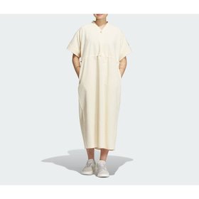 【アディダス/adidas】の【公式】アディダス adidas LUXFLOW カジュアル ウーブン半袖ワンピース 人気、トレンドファッション・服の通販 founy(ファニー) ファッション Fashion レディースファッション Fashion for Women ワンピース Dresses スリット Slit, Slit Detail リラックス Relax, Relaxed Fit 半袖 Short Sleeve, Half Sleeve |ID:prp329100004816770