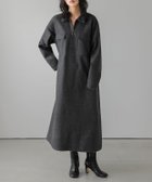 【ラジュール/Lajour】のハーフジップ ワンピース 人気、トレンドファッション・服の通販 founy(ファニー) ファッション Fashion レディースファッション Fashion for Women ワンピース Dresses インナー Innerwear ジップ Zip, Zipper スリット Slit, Slit Detail タートルネック Turtleneck, High Neck トレンド Trend, Trending Now パッチ Patch, Appliqué フロント Front, Front Design ポケット Pocket, Pocket Detail thumbnail チャコール|ID: prp329100004816772 ipo3291000000034987205