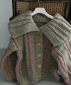 【カトリン トウキョウ/Katrin TOKYO】のhandmade check knit cardigan 人気、トレンドファッション・服の通販 founy(ファニー) ファッション Fashion レディースファッション Fashion for Women トップス・カットソー Cut & Sew Tops ニット Knit Tops & Sweaters カーディガン・羽織り Layered Style Cardigans イエロー Yellow インナー Innerwear 秋 Autumn カーディガン Cardigan, Knitwear キャミソール Camisole, Spaghetti Strap Top 今季 This Season, Current Season スラックス Slacks, Dress Pants チェック Check, Plaid, Tartan テクスチャー Texture, Textured Fabric デニム Denim, Jeans Material 手編み Hand-Knitted, Handmade Knit ハンド Hand, Handmade ビッグ Big, Oversized ベーシック Basic, Essential 冬 Winter / This Winter おすすめ Recommended / Our Picks thumbnail greige|ID: prp329100004816773 ipo3291000000034987240