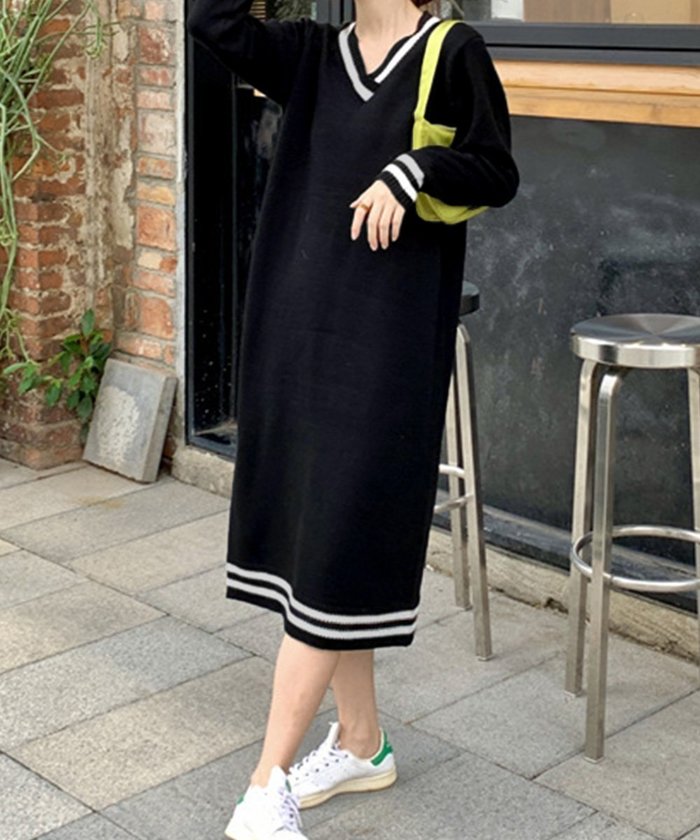 【ミニミニストア/miniministore】のニットワンピース ロング レディース秋冬 インテリア・キッズ・メンズ・レディースファッション・服の通販 founy(ファニー) https://founy.com/ ファッション Fashion レディースファッション Fashion for Women ワンピース Dresses ニットワンピース Knit Dresses アクリル Acrylic Material シューズ Shoes, Footwear シンプル Simple, Minimal フラット Flat, Flat Shoes リラックス Relax, Relaxed Fit ロング Long, Long-Length 冬 Winter / This Winter A/W・秋冬 Autumn/Winter 長袖 Long Sleeve, Full Sleeve |ID: prp329100004816789 ipo3291000000034987394