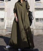 【セットアップセブン/SETUP7】のSETUP7/ロング丈フレアスキッパーフレアシャツワンピース 体形カバー 長袖 人気、トレンドファッション・服の通販 founy(ファニー) ファッション Fashion レディースファッション Fashion for Women ワンピース Dresses シャツワンピース / 1枚で着映えコーデ Shirt Dresses アンダー Underwear Essentials コンパクト Compact, Small Size ショート Short, Short Length シンプル Simple, Minimal スウェット / スエット Sweatshirt, Sweatwear スキッパー Skipper, Open Collar ストライプ Stripe, Striped Pattern スポーツ Sports, Activewear セットアップ Set-Up, Coordinated Outfit トレンド Trend, Trending Now 長袖 Long Sleeve, Full Sleeve バランス Balance, Style Balance ベスト Vest, Waistcoat ミックス Mix, Mixed Style リラックス Relax, Relaxed Fit レギンス Leggings, Stretch Pants ロング Long, Long-Length ワーク Workwear, Utility Style 再入荷 Restock / Back in Stock thumbnail KHK|ID: prp329100004816802 ipo3291000000034987490