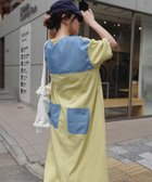 【コーナーズ/CORNERS】の配色ステッチオーバーサイズ半袖Tシャツワンピース 人気、トレンドファッション・服の通販 founy(ファニー) ファッション Fashion レディースファッション Fashion for Women ワンピース Dresses シャツワンピース / 1枚で着映えコーデ Shirt Dresses 半袖 Short Sleeve, Half Sleeve thumbnail イエロー|ID: prp329100004816804 ipo3291000000034987506
