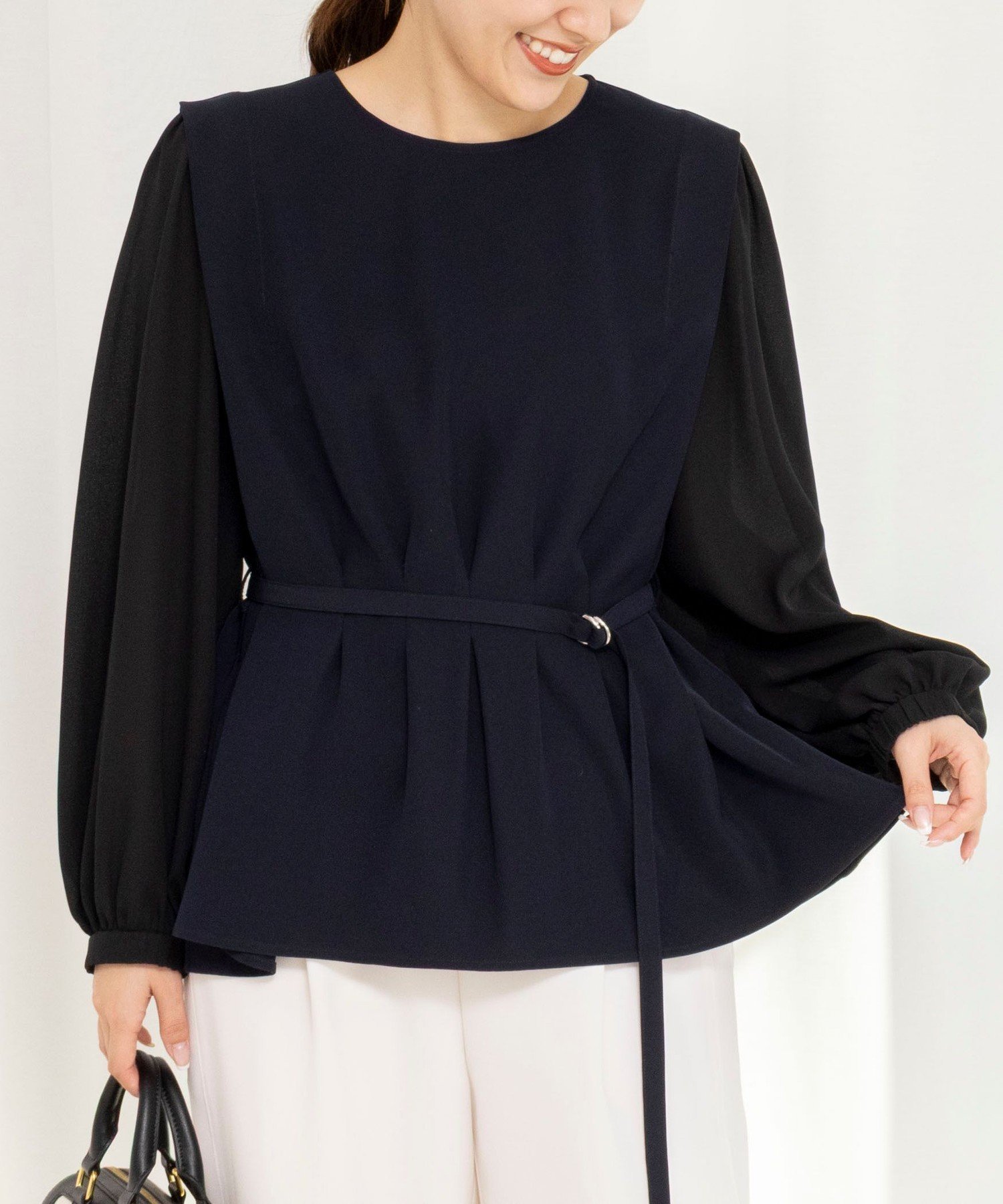 【ノーリーズ/NOLLEY'S】の《セットアップ対応》ウォッシャブルダブルクロスブラウス 人気、トレンドファッション・服の通販 founy(ファニー) 　ファッション　Fashion　レディースファッション　Fashion for Women　トップス・カットソー　Cut & Sew Tops　シャツ・ブラウス・オフィスカジュアル　Elegant Blouses & Button-Ups　インナー　Innerwear　ウォッシャブル　Machine Washable　コンパクト　Compact, Small Size　シアー　Sheer, See-Through　ジャケット　Jacket, Outerwear　スリム　Slim, Slim Fit　セットアップ　Set-Up, Coordinated Outfit　トリミング　Trimming, Decorative Edge　おすすめ　Recommended / Our Picks　2026年　2026　 other-1|ID: prp329100004816807 ipo3291000000034987550