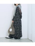 【サマンサモスモス/Samansa Mos2】の◎花柄ワンピース 人気、トレンドファッション・服の通販 founy(ファニー) ファッション Fashion レディースファッション Fashion for Women ワンピース Dresses フィット Fit, Slim Fit thumbnail ブラック|ID: prp329100004816809 ipo3291000000034987562