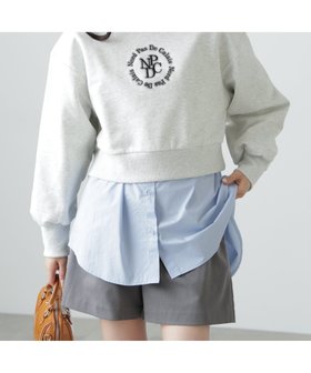 【フリーズマート/FREE'S MART】のサークルロゴ刺繍ショート丈スウェット 人気、トレンドファッション・服の通販 founy(ファニー) ファッション Fashion レディースファッション Fashion for Women トップス・カットソー Cut & Sew Tops レディースパーカー・カジュアルフーディー Casual Hoodies & Sweatshirts スウェット・クルーネックトップス Sweatshirts & Crewnecks / Relaxed Fit Sweat Tops おすすめ Recommended / Our Picks クロップド Cropped, Short Length サークル Circle, Round Design ショート Short, Short Length シンプル Simple, Minimal スウェット / スエット Sweatshirt, Sweatwear スリーブ Sleeve, Long Sleeve / Short Sleeve バランス Balance, Style Balance プリント Print, Printed Pattern ボトム Bottoms, Lower Wear モチーフ Motif, Design Theme ワイド Wide, Wide Fit |ID:prp329100004816818