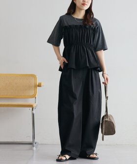 【ディスコート/Discoat】の【SS先行 】ドッキングセットアップ 人気、トレンドファッション・服の通販 founy(ファニー) ファッション Fashion レディースファッション Fashion for Women セットアップ Matching Sets セットアップ Set-Up, Coordinated Outfit ドッキング Docking, Mixed Material |ID:prp329100004816823