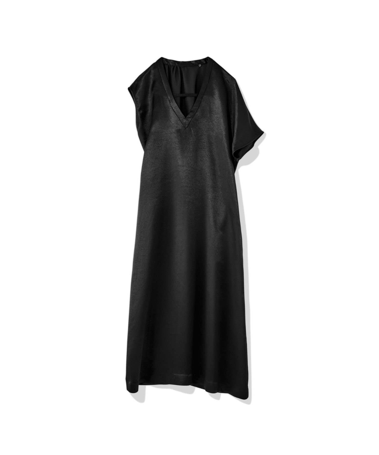 【ティーチ/TEECHI】のドレープクロスワンピース インテリア・キッズ・メンズ・レディースファッション・服の通販 founy(ファニー) 　ファッション　Fashion　レディースファッション　Fashion for Women　ワンピース　Dresses　アクセサリー　Fashion Accessories　アシンメトリー　Asymmetrical Style　エレガント 上品　Elegant　ショルダー　Shoulder, Shoulder Strap　スタンド　Stand Collar, Upright Stand　ドレープ　Drape, Draping Fabric　ポケット　Pocket, Pocket Detail　リボン　Ribbon, Bow　BLACK|ID: prp329100004816844 ipo3291000000034987832