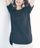 【ラナン/Ranan】のRanan/ B.C ひんやり!UV!ラウンドヘムプルオーバー 人気、トレンドファッション・服の通販 founy(ファニー) ファッション Fashion レディースファッション Fashion for Women トップス・カットソー Cut & Sew Tops カジュアルプルオーバー・ニットトップス Pullovers & Knit Tops / Casual Pullovers インナー Innerwear チュニック Tunic, Long Top ラウンド Round, Round Neck 夏 Summer エレガント 上品 Elegant thumbnail ブラック|ID: prp329100004816852 ipo3291000000034987909