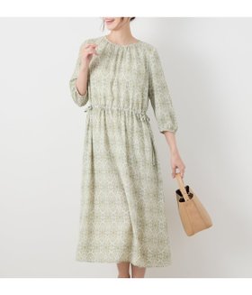 【ニューヨーカー/NEWYORKER】のミモザプリント ドロスト7分袖ワンピース 人気、トレンドファッション・服の通販 founy(ファニー) ファッション Fashion レディースファッション Fashion for Women ワンピース Dresses 春 Spring ギャザー Gathered, Ruffled ドローストリング Drawstring, Pull Cord フィット Fit, Slim Fit フレア Flare, Flared プリント Print, Printed Pattern ベーシック Basic, Essential ポケット Pocket, Pocket Detail モチーフ Motif, Design Theme S/S・春夏 SS, Spring/Summer, Warm Season おすすめ Recommended / Our Picks 夏 Summer エレガント 上品 Elegant |ID:prp329100004816861