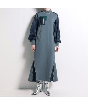 【アウラアイラ/AULA AILA】のMILITARY SLEEVE ONE-PIECE 人気、トレンドファッション・服の通販 founy(ファニー) ファッション Fashion レディースファッション Fashion for Women トップス・カットソー Cut & Sew Tops 2025年 2025 2025-2026秋冬・A/W Autumn/Winter 2025–26 AW25–26 冬 Winter / This Winter インナー Innerwear ストレート Straight, Straight Cut タフタ Taffeta, Structured Fabric ポケット Pocket, Pocket Detail ミリタリー Military, Army Style 防寒 Cold Protection, Winter-Ready |ID:prp329100004816862