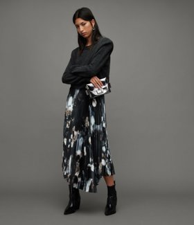 【オールセインツ/ALLSAINTS】のLEIA MARS DRESS 人気、トレンドファッション・服の通販 founy(ファニー) ファッション Fashion レディースファッション Fashion for Women ワンピース Dresses フォーマル・パーティードレス・結婚式用ドレス Elegant & Casual Dresses エレガント 上品 Elegant テクスチャー Texture, Textured Fabric |ID:prp329100004816866