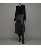 【オールセインツ/ALLSAINTS】のMEGAN DRESS 人気、トレンドファッション・服の通販 founy(ファニー) ファッション Fashion レディースファッション Fashion for Women ワンピース Dresses フォーマル・パーティードレス・結婚式用ドレス Elegant & Casual Dresses コンパクト Compact, Small Size シェイプ Shape, Slim Fit スリーブ Sleeve, Long Sleeve / Short Sleeve テクスチャー Texture, Textured Fabric ドレス Dress, One-Piece フィット Fit, Slim Fit フレア Flare, Flared マキシ Maxi, Full Length レギュラー Regular, Standard Fit 人気 Popular, Best Seller 冬 Winter / This Winter 長袖 Long Sleeve, Full Sleeve thumbnail Black|ID: prp329100004816876 ipo3291000000034988119