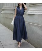 【アニュアンス/anuans】のノースリーブトレンチディティールワンピース 人気、トレンドファッション・服の通販 founy(ファニー) ファッション Fashion レディースファッション Fashion for Women ワンピース Dresses カシュクール Wrap Design デニム Denim, Jeans Material ノースリーブ Sleeveless, No-Sleeve 夏 Summer thumbnail NAVY|ID: prp329100004816879 ipo3291000000034988138