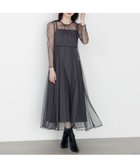 【プロポーション ボディドレッシング/PROPORTION BODY DRESSING】の藤田みりあさんコラボ キャミ付きチュールワンピース 25AW 人気、トレンドファッション・服の通販 founy(ファニー) ファッション Fashion レディースファッション Fashion for Women ワンピース Dresses 2025年 2025 2025-2026秋冬・A/W Autumn/Winter 2025–26 AW25–26 カーディガン Cardigan, Knitwear キャミ Camisole, Cami Top キャミワンピース Cami Dress, Slip Dress コラボ Collaboration, Collab シャーリング Shirring, Ruched ジャケット Jacket, Outerwear チュール Tulip, Tulip Motif デニム Denim, Jeans Material ドット Polka Dot, Dot Pattern フィット Fit, Slim Fit リボン Ribbon, Bow 無地 Plain, Solid Color thumbnail チャコール2|ID: prp329100004816895 ipo3291000000034988288