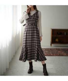 【ミッシュマッシュ/MISCH MASCH】のMM547414 チェックトレンチジャンスカ 人気、トレンドファッション・服の通販 founy(ファニー) ファッション Fashion レディースファッション Fashion for Women チェック Check, Plaid, Tartan トレンチ Trench, Trench Coat |ID:prp329100004816899