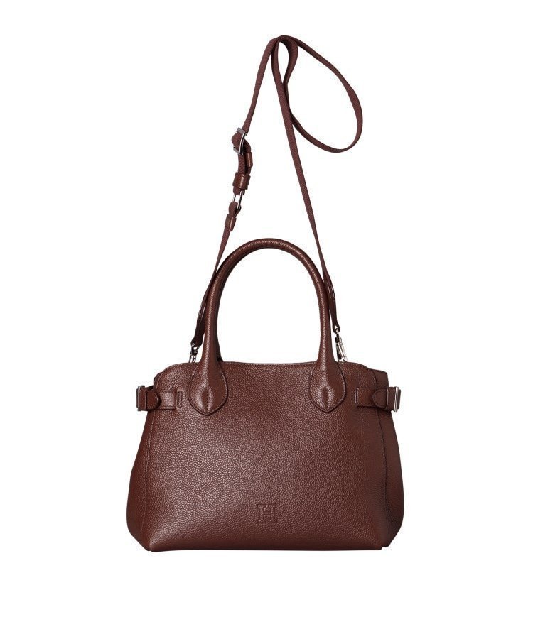 【ヒロフ/HIROFU】の【クオーレ】レザートートバッグ S 2WAY 本革(商品番号 P25-35442) インテリア・キッズ・メンズ・レディースファッション・服の通販 founy(ファニー) 　ファッション　Fashion　レディースファッション　Fashion for Women　バッグ　Bags　アクセサリー　Fashion Accessories　イタリア　Italy　ジュエリー　Jewelry, Accessories　定番　Standard, Basic Item　パッチ　Patch, Appliqué　フェミニン　Feminine, Girly　フォルム　Silhouette, Form　ポケット　Pocket, Pocket Detail　マグネット　Magnet, Magnetic Closure　おすすめ　Recommended / Our Picks　旅行　Travel　エレガント 上品　Elegant　ミンク|ID: prp329100004817322 ipo3291000000034993575