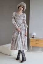 【リエンダ/rienda】のサイドリボンフレアワンピース 人気、トレンドファッション・服の通販 founy(ファニー) ファッション Fashion レディースファッション Fashion for Women ワンピース Dresses コルセット Corset, Bustier ショート Short, Short Length ドレス Dress, One-Piece リボン Ribbon, Bow 羽織 Haori, Light Jacket thumbnail 柄BEG5|ID: prp329100004817339 ipo3291000000034993762