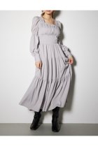 【リエンダ/rienda】のサイドリボンフレアワンピース 人気、トレンドファッション・服の通販 founy(ファニー) ファッション Fashion レディースファッション Fashion for Women ワンピース Dresses コルセット Corset, Bustier ショート Short, Short Length ドレス Dress, One-Piece リボン Ribbon, Bow 羽織 Haori, Light Jacket thumbnail GRY|ID: prp329100004817339 ipo3291000000034993763