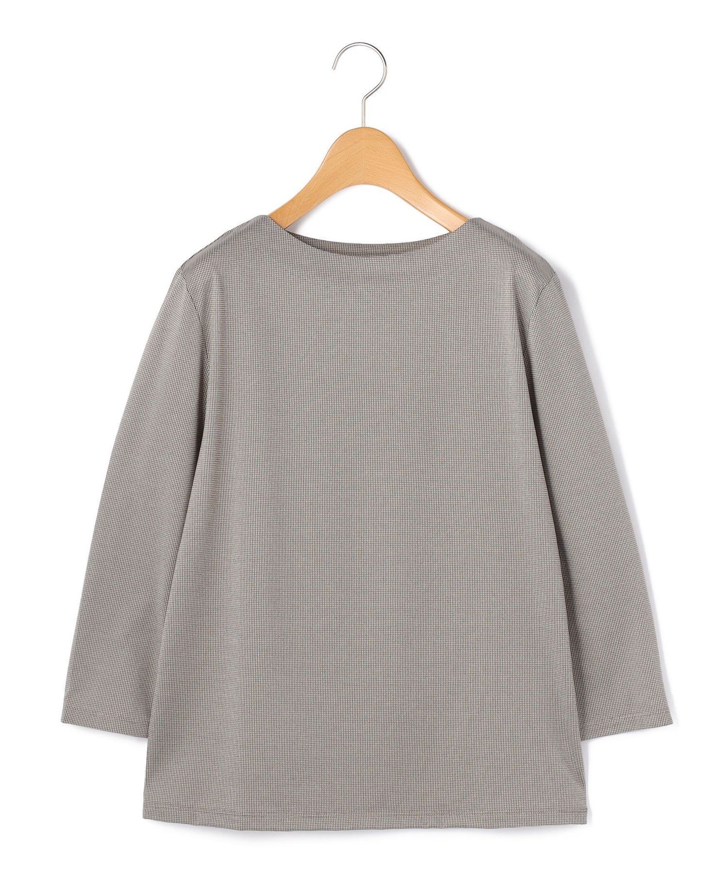 【キース/KEITH】の【Lサイズ】ハウンドトゥースジャージーカットソー 人気、トレンドファッション・服の通販 founy(ファニー) 　ファッション　Fashion　レディースファッション　Fashion for Women　トップス・カットソー　Cut & Sew Tops　カットソー・ベーシックTシャツ　Cut-and-Sewn Tops / Stretch Tees & Basics　エレガント 上品　Elegant　カットソー　Cut and Sewn Top　シンプル　Simple, Minimal　ハウンドトゥース　Houndstooth, Dogtooth Check　ボトム　Bottoms, Lower Wear　 other-1|ID: prp329100004817341 ipo3291000000034993788