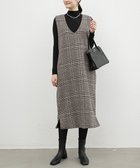 【ミニミニストア/miniministore】のジャンパースカート チェック柄ワンピース チェック柄*ロング丈|ID: prp329100004817342 ipo3291000000035144943