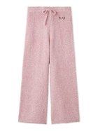 【ジェラート ピケ/gelato pique】のメランジロゴ刺繍ロングパンツ 人気、トレンドファッション・服の通販 founy(ファニー) ファッション Fashion レディースファッション Fashion for Women パンツ Pants & Trousers カットソー Cut and Sewn Top ストレート Straight, Straight Cut スマート Smart, Elegant ベーシック Basic, Essential メランジ Melange, Mixed Yarn ロング Long, Long-Length thumbnail PNK[066]|ID: prp329100004817356 ipo3291000000034994036