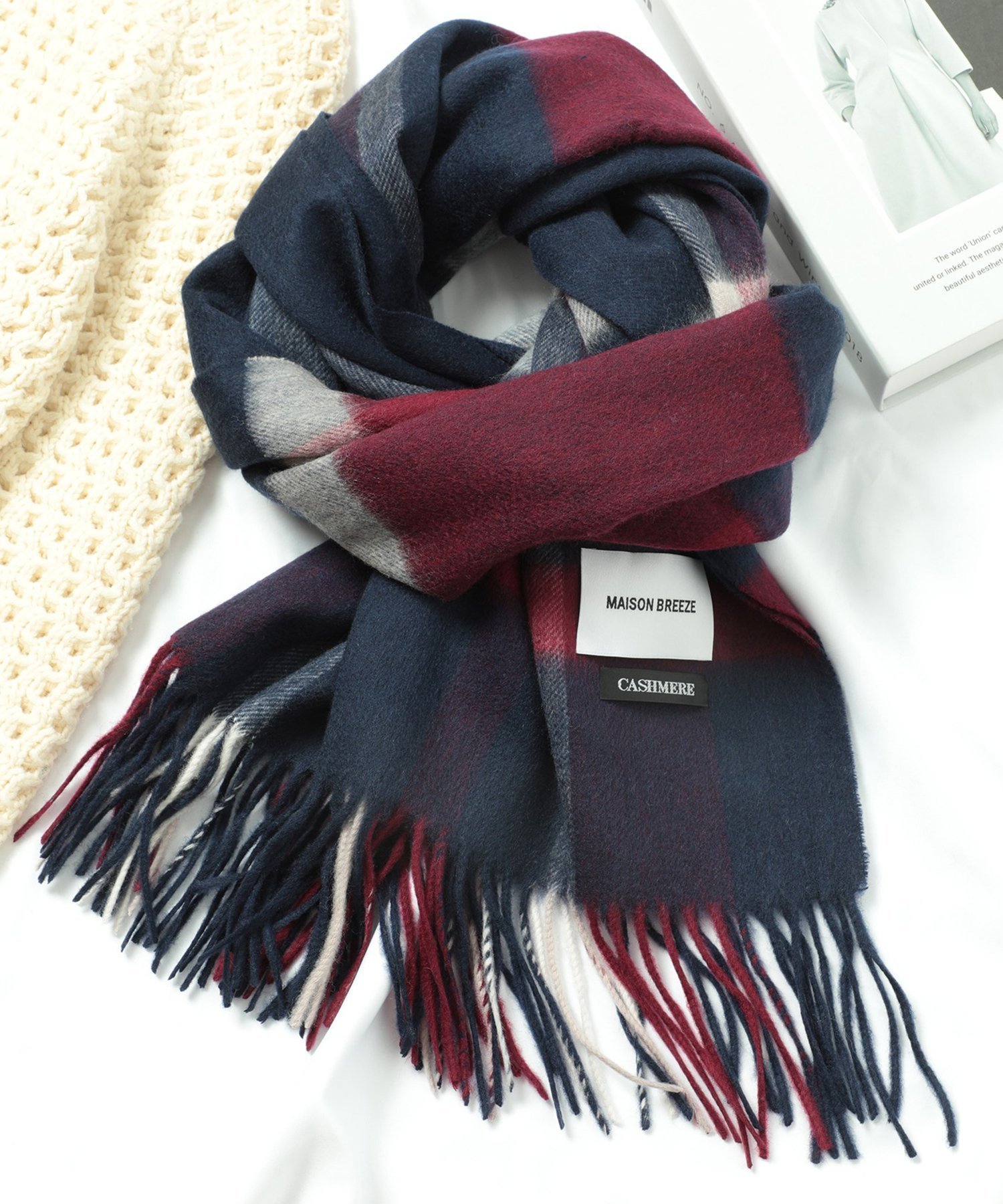 【セットアップセブン/SETUP7】のSETUP7/大判ウール×カシミアミックスマフラー 大判ストール タータンチェック ウール カシミヤ ブレンド 60cm×200cm NWCH60 インテリア・キッズ・メンズ・レディースファッション・服の通販 founy(ファニー) 　ファッション　Fashion　レディースファッション　Fashion for Women　セットアップ　Matching Sets　ストール　Soft & Warm Scarves　マフラー・スヌード / 冬小物の定番　Scarves & Mufflers　キルティング　Quilted, Quilting　今季　This Season, Current Season　ストール　Stole, Wrap　スマート　Smart, Elegant　ダウン　Down, Puffer　トレンド　Trend, Trending Now　フリンジ　Fringe, Tassel　ベーシック　Basic, Essential　マフラー　Scarf, Muffler　A/W・秋冬　Autumn/Winter　再入荷　Restock / Back in Stock　送料無料　Free Shipping　おすすめ　Recommended / Our Picks　ビジネス 仕事 通勤　Business / Work / Commuting　MULTI1|ID: prp329100004817364 ipo3291000000034994067