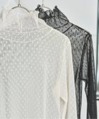 【スピック&スパン/Spick & Span】の《追加》ドットチュールハイネックプルオーバー 人気、トレンドファッション・服の通販 founy(ファニー) ファッション Fashion レディースファッション Fashion for Women トップス・カットソー Cut & Sew Tops カジュアルプルオーバー・ニットトップス Pullovers & Knit Tops / Casual Pullovers thumbnail ホワイト A|ID: prp329100004817366 ipo3291000000034994077