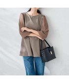 【アー ヴェー ヴェー/a.v.v】の【WEB限定】シフォンスリーブペプラムトップス 人気、トレンドファッション・服の通販 founy(ファニー) ファッション Fashion レディースファッション Fashion for Women トップス・カットソー Cut & Sew Tops アクセサリー Fashion Accessories カットソー Cut and Sewn Top シフォン Chiffon, Lightweight Fabric ジョーゼット Georgette, Semi-Sheer Fabric スリーブ Sleeve, Long Sleeve / Short Sleeve チャーム Charm, Pendant バルーン Balloon, Balloon Silhouette ペプラム Peplum, Flared Hem 再入荷 Restock / Back in Stock thumbnail モカ|ID: prp329100004817381 ipo3291000000034994379