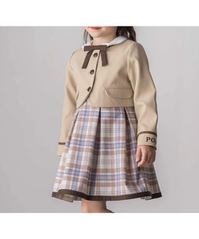 【ベベ オンライン ストア/BEBE ONLINE STORE / KIDS】の【POLO BCS(ポロ・ビーシーエス)*SLAP SLIPコラボ】袖切り替えジャケット+襟リボン付きチェックワンピース(110~130cm) 人気、トレンドファッション・服の通販 founy(ファニー) ファッション Fashion キッズファッション Fashion for Kids ワンピース Dresses 春 Spring クラシカル Classical, Vintage-Inspired クラシック Classic, Timeless Style コラボ Collaboration, Collab コレクション Collection, Seasonal Line 切替 Switching, Contrast Panel ジャケット Jacket, Outerwear チェック Check, Plaid, Tartan フレンチ French, French Style ボレロ Bolero, Short Cardigan リボン Ribbon, Bow レース Lace, Lace Fabric S/S・春夏 SS, Spring/Summer, Warm Season おすすめ Recommended / Our Picks 夏 Summer エレガント 上品 Elegant セレモニー Ceremony 入学式 Entrance Ceremony 2026年 2026 |ID:prp329100004817411