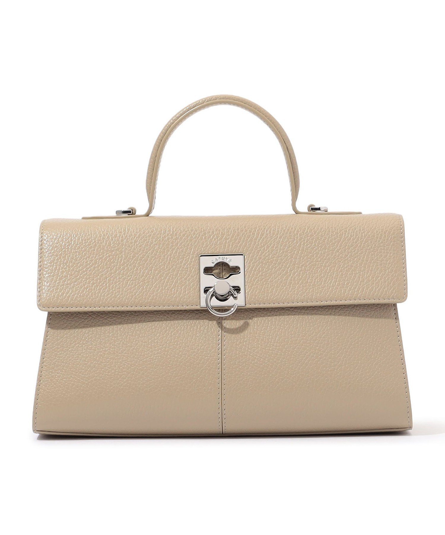 【トゥモローランド/TOMORROWLAND】の【別注】CAFUNE MEDIUM STANCE ハンドバッグ インテリア・キッズ・メンズ・レディースファッション・服の通販 founy(ファニー) 　ファッション　Fashion　レディースファッション　Fashion for Women　バッグ　Bags　エレガント 上品　Elegant　クラシック　Classic, Timeless Style　コレクション　Collection, Seasonal Line　台形　A-Line, Trapezoid Shape　フォルム　Silhouette, Form　フラップ　Flap, Flap Pocket　別注　Limited Edition, Custom Order　ラグジュアリー　Luxury, Elegant　41 ライトベージュ|ID: prp329100004817429 ipo3291000000034994924