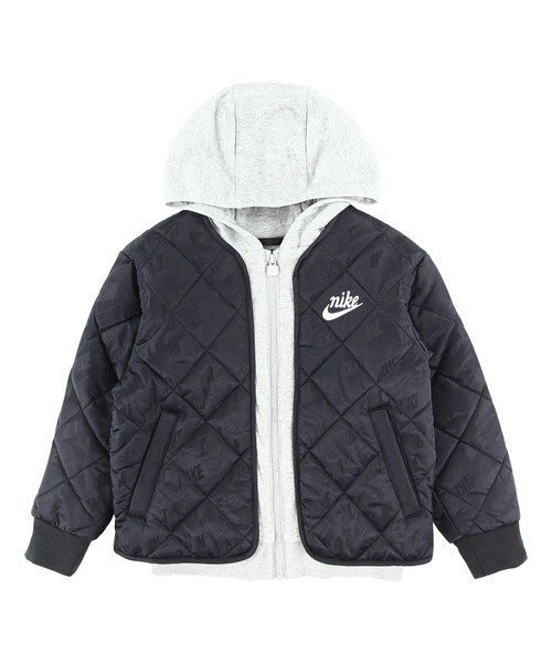 【ルーキー/ROOKIE / KIDS】のキッズ(105-120cm) アウター NIKE(ナイキ) NKN FLEECE HOODED QUILT JACKET 人気、トレンドファッション・服の通販 founy(ファニー) 　ファッション　Fashion　キッズファッション　Fashion for Kids　アウター　Coat Outerwear /Kids　おすすめ　Recommended / Our Picks　アウトドア　Outdoor Clothing　キルト　Quilt, Quilted Fabric　ジャケット　Jacket, Outerwear　スポーツ　Sports, Activewear　パーカー　Hoodie, Parka　ワンポイント　One Point, Statement Accent　 other-1|ID: prp329100004817432 ipo3291000000034994964