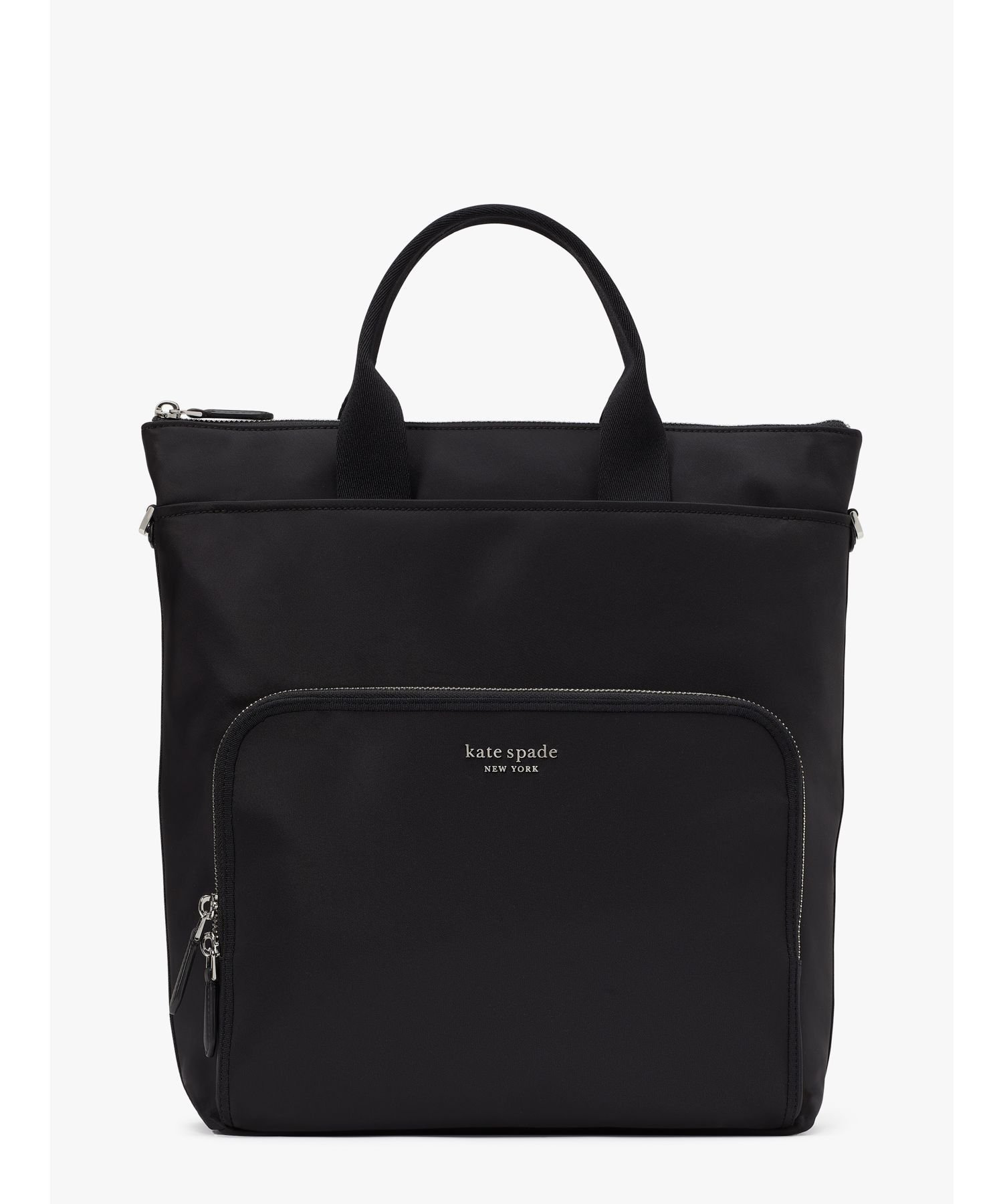 【ケイト スペード ニューヨーク/kate spade NEW YORK】の【公式】サム KSNYL ナイロン コンバーチブル バックパック インテリア・キッズ・メンズ・レディースファッション・服の通販 founy(ファニー) 　ファッション　Fashion　レディースファッション　Fashion for Women　バッグ　Bags　フォルム　Silhouette, Form　ポケット　Pocket, Pocket Detail　BLACK|ID: prp329100004817436 ipo3291000000034995040