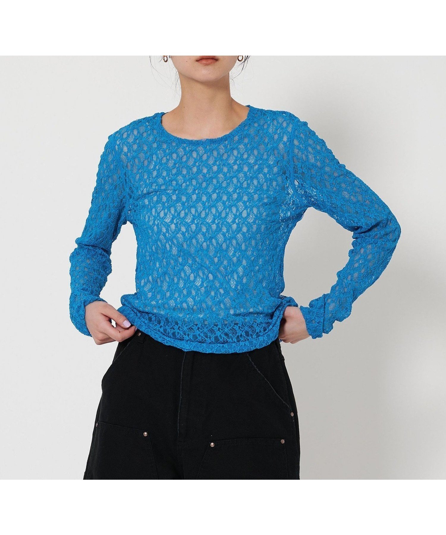 【ユナイテッドアローズ/UNITED ARROWS】のフラワーレース プルオーバー 人気、トレンドファッション・服の通販 founy(ファニー) 　ファッション　Fashion　レディースファッション　Fashion for Women　トップス・カットソー　Cut & Sew Tops　カジュアルプルオーバー・ニットトップス　Pullovers & Knit Tops / Casual Pullovers　カットソー　Cut and Sewn Top　コンパクト　Compact, Small Size　シアー　Sheer, See-Through　シンプル　Simple, Minimal　スポーツ　Sports, Activewear　スラックス　Slacks, Dress Pants　フラワー　Flower, Floral　マニッシュ　Mannish, Boyish　ミックス　Mix, Mixed Style　レース　Lace, Lace Fabric　アウトレット　Outlet / Clearance　おすすめ　Recommended / Our Picks　 other-1|ID: prp329100004817437 ipo3291000000034995049