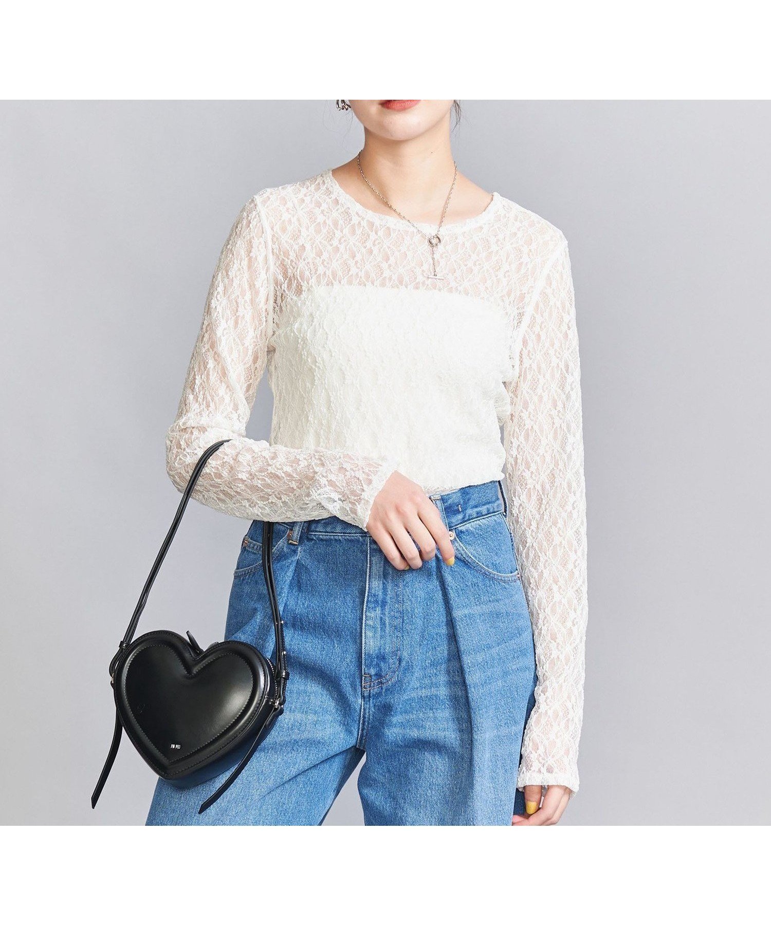 【ユナイテッドアローズ/UNITED ARROWS】のフラワーレース プルオーバー インテリア・キッズ・メンズ・レディースファッション・服の通販 founy(ファニー) 　ファッション　Fashion　レディースファッション　Fashion for Women　トップス・カットソー　Cut & Sew Tops　カジュアルプルオーバー・ニットトップス　Pullovers & Knit Tops / Casual Pullovers　カットソー　Cut and Sewn Top　コンパクト　Compact, Small Size　シアー　Sheer, See-Through　シンプル　Simple, Minimal　スポーツ　Sports, Activewear　スラックス　Slacks, Dress Pants　フラワー　Flower, Floral　マニッシュ　Mannish, Boyish　ミックス　Mix, Mixed Style　レース　Lace, Lace Fabric　アウトレット　Outlet / Clearance　おすすめ　Recommended / Our Picks　WHITE|ID: prp329100004817437 ipo3291000000034995052