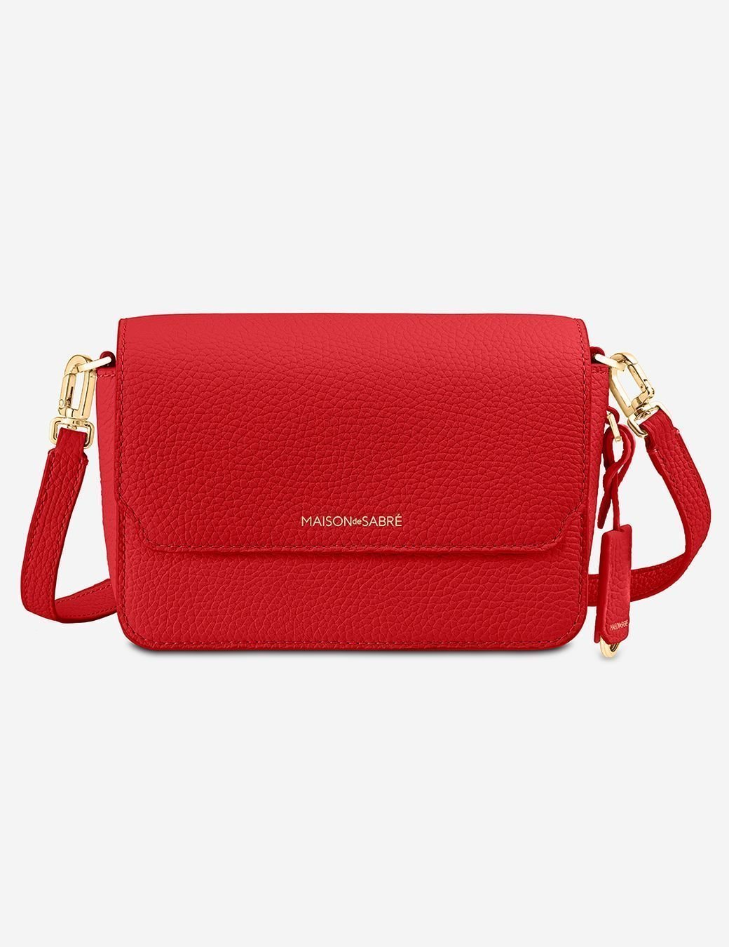 【メゾンドサブレ/MAISON de SABRE】の【公式】ミニフラップバッグ インテリア・キッズ・メンズ・レディースファッション・服の通販 founy(ファニー) 　ファッション　Fashion　レディースファッション　Fashion for Women　バッグ　Bags　アクセサリー　Fashion Accessories　エレガント 上品　Elegant　シンプル　Simple, Minimal　スタイリッシュ　Stylish, Fashionable　フラップ　Flap, Flap Pocket　フロント　Front, Front Design　ボックス　Boxy, Box Shape　ポケット　Pocket, Pocket Detail　マグネット　Magnet, Magnetic Closure　ラグジュアリー　Luxury, Elegant　ギフト プレゼント　Gift / Present　Pomegranate Red|ID: prp329100004817439 ipo3291000000034995090