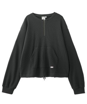 【エックスガール/X-girl】のTHERMAL HALF ZIP TOP 【X-girl】 人気、トレンドファッション・服の通販 founy(ファニー) ファッション Fashion レディースファッション Fashion for Women インナー Innerwear サーマル Thermal, Waffle Knit シルバー Silver, Metallic Silver スピンドル Spindle, Drawcord 長袖 Long Sleeve, Full Sleeve バランス Balance, Style Balance ビッグ Big, Oversized フレア Flare, Flared フロント Front, Front Design ポケット Pocket, Pocket Detail ルーズ Loose, Oversized ロング Long, Long-Length おすすめ Recommended / Our Picks |ID:prp329100004817442