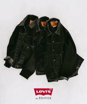 【エディフィス/EDIFICE】の《再 》Levi s(リーバイス) 別注 2nd Type トラッカー ジャケット 人気、トレンドファッション・服の通販 founy(ファニー) ファッション Fashion レディースファッション Fashion for Women アウター Coat / Outerwear Collection レディースジャケット・軽アウター Jackets カフス Cuff Design クラシック Classic, Timeless Style ジャケット Jacket, Outerwear ジーンズ Jeans, Denim Pants スペシャル Special, Limited Edition スマート Smart, Elegant デニム Denim, Jeans Material フロント Front, Front Design プリーツ Pleats, Pleated ポケット Pocket, Pocket Detail 別注 Limited Edition, Custom Order モダン Modern, Contemporary ワーク Workwear, Utility Style エレガント 上品 Elegant |ID:prp329100004817443