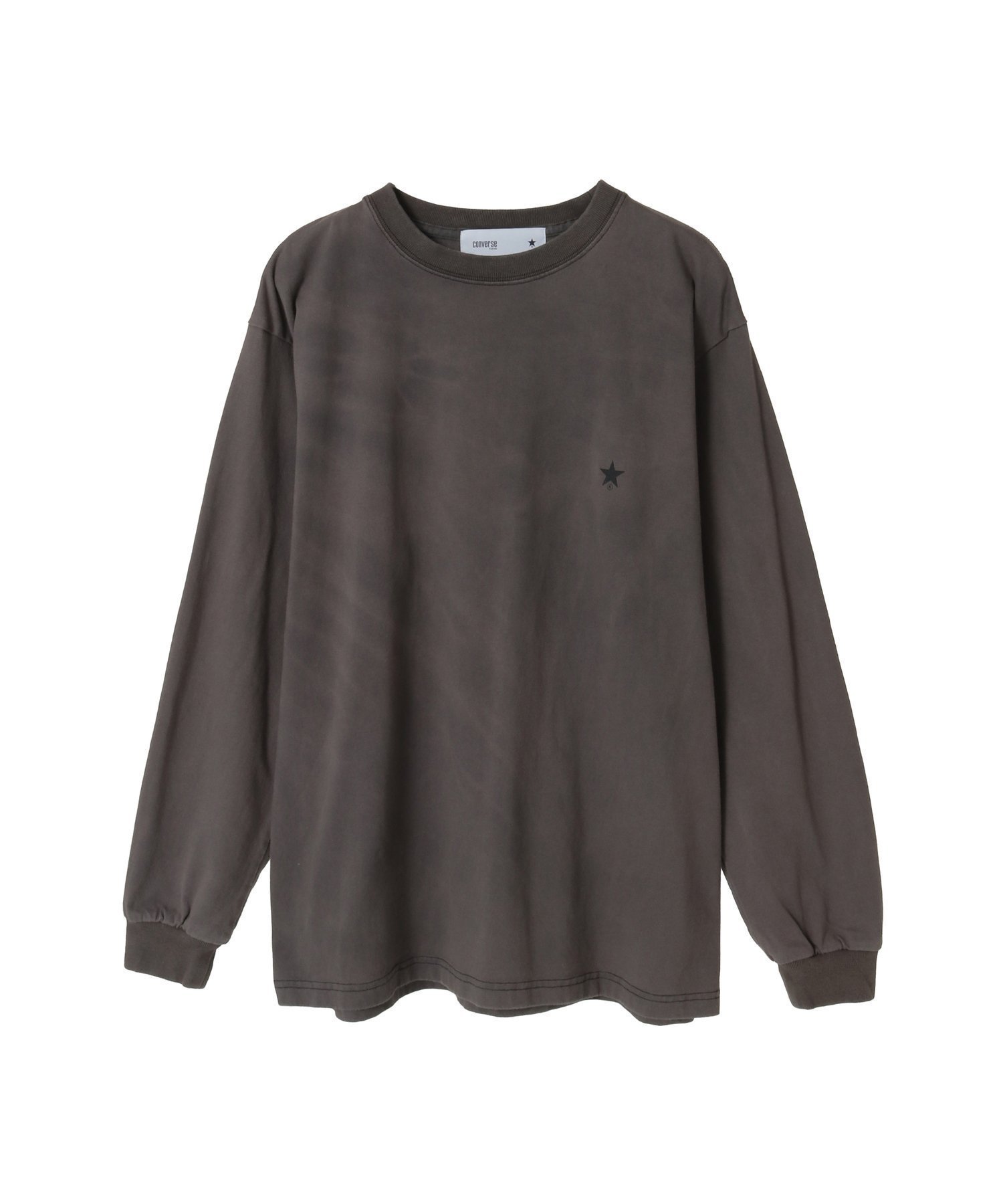 【コンバーストウキョウ/CONVERSE TOKYO】の【S~XLサイズ】STAR ONE POINT LONG SLEEVE TEE インテリア・キッズ・メンズ・レディースファッション・服の通販 founy(ファニー) 　ファッション　Fashion　レディースファッション　Fashion for Women　トップス・カットソー　Cut & Sew Tops　カーゴパンツ　Cargo Pants, Utility Pants　シンプル　Simple, Minimal　スラックス　Slacks, Dress Pants　デニム　Denim, Jeans Material　定番　Standard, Basic Item　プリント　Print, Printed Pattern　ベーシック　Basic, Essential　おすすめ　Recommended / Our Picks　スミクロ|ID: prp329100004817455 ipo3291000000034995234