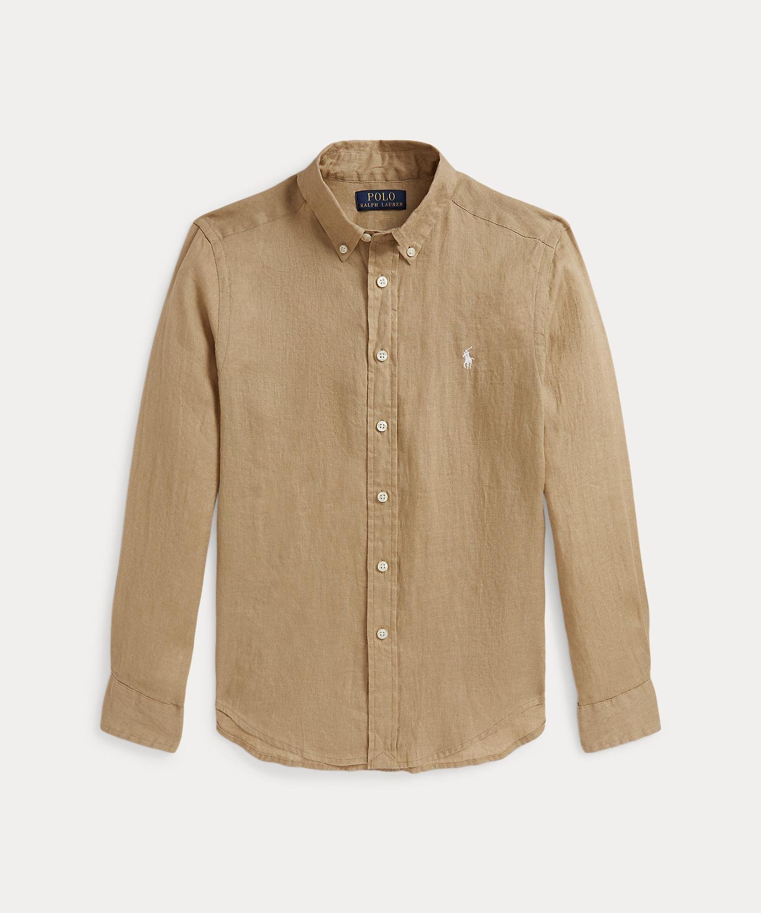 【ラルフローレン/RALPH LAUREN / KIDS】の(ボーイズ 8才~20才)リネン シャツ 人気、トレンドファッション・服の通販 founy(ファニー) 　ファッション　Fashion　キッズファッション　Fashion for Kids　ウォッシュ　Washed Finish　カフス　Cuff Design　プリーツ　Pleats, Pleated　ボックス　Boxy, Box Shape　ボーイズ　Boyish, Boy Style　ヨーク　Yoke, Yoke Design　リネン　Linen, Linen Fabric　長袖　Long Sleeve, Full Sleeve　 other-1|ID: prp329100004817458 ipo3291000000034995283