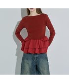 【アナスイ/ANNA SUI】のペプラムテレコトップス 人気、トレンドファッション・服の通販 founy(ファニー) ファッション Fashion レディースファッション Fashion for Women トップス・カットソー Cut & Sew Tops ウォッシュ Washed Finish カットソー Cut and Sewn Top バランス Balance, Style Balance フリル Frill, Ruffle ペプラム Peplum, Flared Hem 切替 Switching, Contrast Panel thumbnail BROWN|ID: prp329100004817477 ipo3291000000034995551