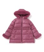 【ベベ オンライン ストア/BEBE ONLINE STORE / KIDS】の【撥水加工】シャイニータフタウエスト切り替えシャギーファーフードダウンコート(90~150cm) 人気、トレンドファッション・服の通販 founy(ファニー) ファッション Fashion キッズファッション Fashion for Kids グリッター Glitter, Sparkle コレクション Collection, Seasonal Line シンプル Simple, Minimal ハイネック High Neck, Mock Neck パープル Purple, Violet パール Pearl, Pearl Accent フェイクファー Faux Fur, Imitation Fur ベーシック Basic, Essential ラベンダー Lavender レース Lace, Lace Fabric ワンポイント One Point, Statement Accent A/W・秋冬 Autumn/Winter 2025年 2025 2025-2026秋冬・A/W Autumn/Winter 2025–26 AW25–26 thumbnail ピンク|ID: prp329100004817486 ipo3291000000034995702