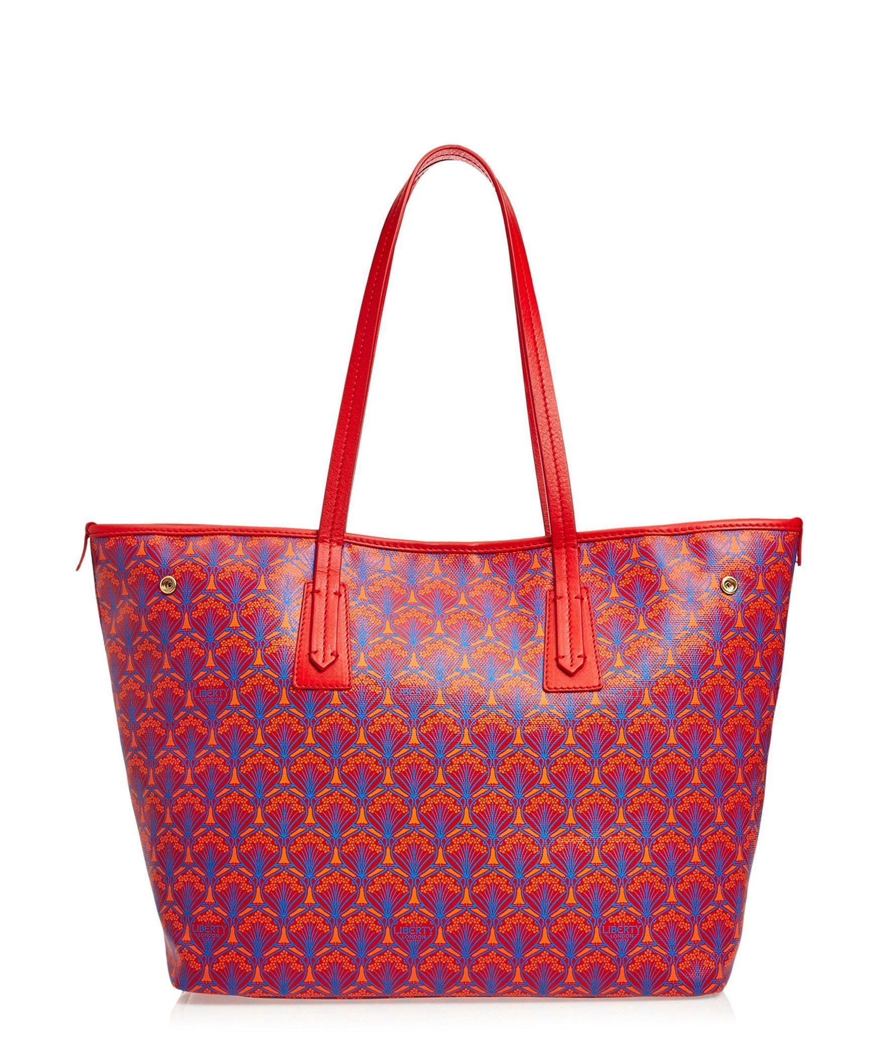 【リバティ/LIBERTY】のLIBERTY.(リバティ)リトル マールボロ トートバッグ アイフィス インテリア・キッズ・メンズ・レディースファッション・服の通販 founy(ファニー) 　ファッション　Fashion　レディースファッション　Fashion for Women　バッグ　Bags　イタリア　Italy　エレガント 上品　Elegant　キャンバス　Canvas, Canvas Fabric　コレクション　Collection, Seasonal Line　コーティング　Coating, Coated Finish　ジャカード／ジャガード　Jacquard, Woven Pattern　ダウン　Down, Puffer　パープル　Purple, Violet　ポケット　Pocket, Pocket Detail　ライナー　Liner, Inner Layer　レッド|ID: prp329100004817496 ipo3291000000034995877