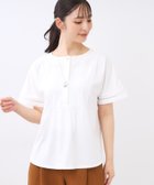 【リフレクト/Reflect】の【前後で着られる2WAY◎】プルオーバージャージ 人気、トレンドファッション・服の通販 founy(ファニー) ファッション Fashion レディースファッション Fashion for Women トップス・カットソー Cut & Sew Tops カジュアルプルオーバー・ニットトップス Pullovers & Knit Tops / Casual Pullovers シンプル Simple, Minimal スマート Smart, Elegant ペプラム Peplum, Flared Hem レース Lace, Lace Fabric 吸水 Absorbent, Quick-Dry thumbnail オフホワイト|ID: prp329100004817533 ipo3291000000034996351