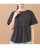 【リフレクト/Reflect】の【前後で着られる2WAY◎】プルオーバージャージ 人気、トレンドファッション・服の通販 founy(ファニー) ファッション Fashion レディースファッション Fashion for Women トップス・カットソー Cut & Sew Tops カジュアルプルオーバー・ニットトップス Pullovers & Knit Tops / Casual Pullovers シンプル Simple, Minimal スマート Smart, Elegant ペプラム Peplum, Flared Hem レース Lace, Lace Fabric 吸水 Absorbent, Quick-Dry thumbnail チャコールグレー|ID: prp329100004817533 ipo3291000000034996353