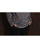 【セレクトモカ/SELECT MOCA】の【Et】Sheer Velour Tops 人気、トレンドファッション・服の通販 founy(ファニー) ファッション Fashion レディースファッション Fashion for Women トップス・カットソー Cut & Sew Tops ベロアトップス Velour Tops / Velvet-Look Items おすすめ Recommended / Our Picks インナー Innerwear ロング Long, Long-Length 春 Spring 秋 Autumn thumbnail グレー-900|ID: prp329100004817538 ipo3291000000034996429